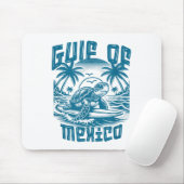 レトロサマーガルフオブメキシコフォーエバーカメビーチG マウスパッド (マウス)