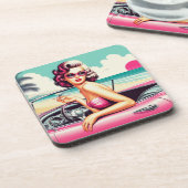 レトロサマーガール コースター (左側)