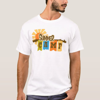 レトロサマーキャンプ グラフィックTシャツ Tシャツ