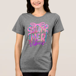 レトロサマーバイブコケット トライブレンドTシャツ