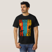 レトロサマーバイブスTシャツ Tシャツ (正面フル)
