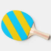 レトロサマービーチはっきりしたストライプ 卓球ラケット (横)