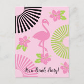 レトロサマービーチパーティー ポストカード (正面)