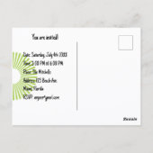 レトロサマービーチパーティー ポストカード (裏面)