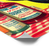 レトロサマービーチピン立て ポスター (角)