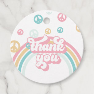 レトロサマーレインボーサンキュー フェイバータグ