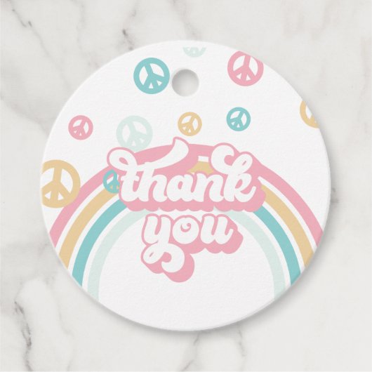 レトロサマーレインボーサンキュー フェイバータグ (正面)