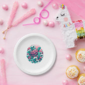 レトロサマー海ウェーブカメ ペーパープレート (パーティー)