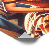 レトロサルサピンアップ ポスター (角)