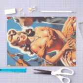 レトロサルサピンアップ 薄葉紙 (クラフト)