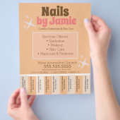 レトロサロンサービス事業STRIPSチラシ チラシ (手)