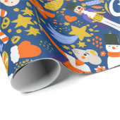 レトロサンお洒落タ小妖精や小人ダンサーナットクラッカープリント ラッピングペーパー (ロールコーナー)