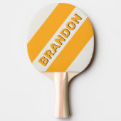 レトロサンはっきりしたキスストライプ三つの名前 卓球ラケット (裏面)