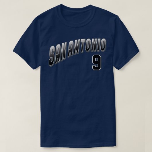 レトロサンアントニオNumber 9 1 Tシャツ (デザイン正面)