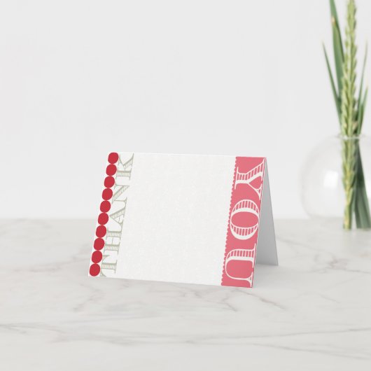 レトロサンキューカード サンキューカード (正面)