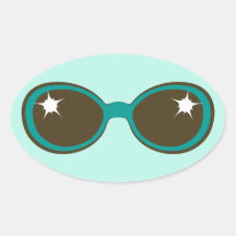 レトロサングラスティール（緑がかった色）