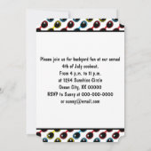 レトロサングラスプライマリ 招待状 (裏面)