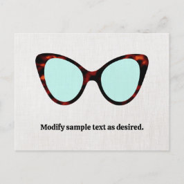 レトロサングラス ポストカード