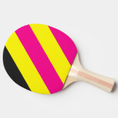 レトロサングローはっきりしたストライプ 卓球ラケット (横)