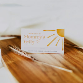 レトロサンサマーモーミーの腹のチケット エンクロージャーカード