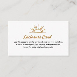 レトロサンシャインエンクロージャカード エンクロージャーカード