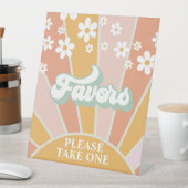 レトロサンシャイングルーヴィビーペデスタルサイン 台座サイン (インサイチュ)