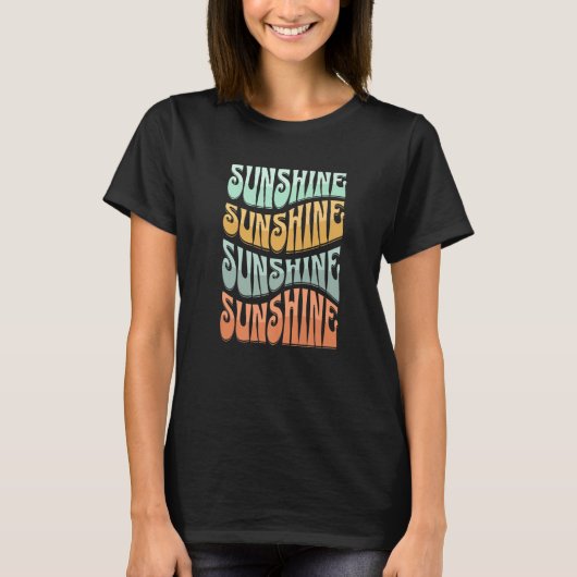 レトロサンシャインサンシャインサンシャイン Tシャツ (正面)