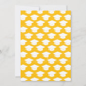 レトロサンシャインダブル卒業パーティー招待状 招待状 (裏面)