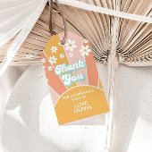 レトロサンシャインデイジー2グルービー誕生日のお願い ギフトタグ