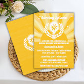 レトロサンシャインピックボールブライダルシャワー 招待状