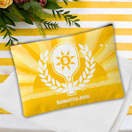 レトロサンシャインピックルボール ブライダルシャワー アクセサリーポーチ