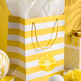 レトロサンシャインピックルボール ブライダルシャワー ラウンドシール