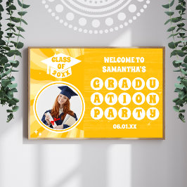 レトロサンシャインフォト卒業パーティーへようこそ ポスター