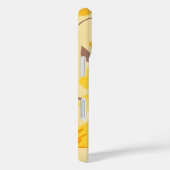 レトロサンシャインフローラルパタン – 黄色の花 Case-Mate iPhoneケース (裏面 / 右)