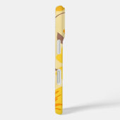 レトロサンシャインフローラルパタン – 黄色の花 Case-Mate iPhoneケース (裏面 / 右)