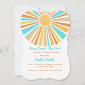 レトロサンシャインボホレインボーこ来この息子 招待状 (正面)