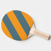 レトロサンシャイン三はっきりしたストライプ 卓球ラケット (横)