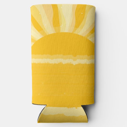 レトロサンシャイン写真卒業パーティー スリム缶クーラー (裏面)