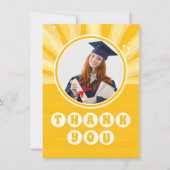 レトロサンシャイン写真卒業 サンキューカード (正面)