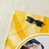 レトロサンシャイン写真卒業 ビーチタオル (インサイチュ)