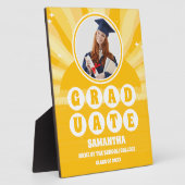 レトロサンシャイン写真卒業 フォトプラーク (側面)