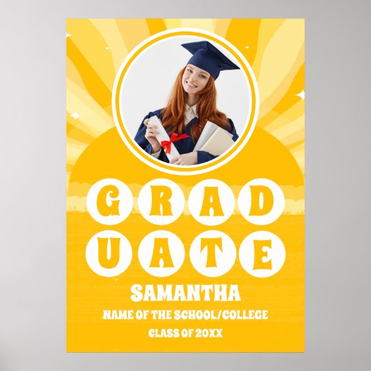 レトロサンシャイン写真卒業 ポスター (正面)