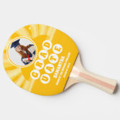 レトロサンシャイン写真卒業 卓球ラケット (横)