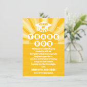 レトロサンシャイン卒業サンキューカード サンキューカード (スタンド正面)