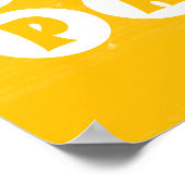 レトロサンシャイン卒業パーティーウェルカム ポスター (角)