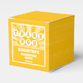 レトロサンシャイン卒業パーティーサンキュー フェイバーボックス (正面サイド)