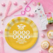 レトロサンシャイン卒業パーティー ペーパープレート (パーティー)