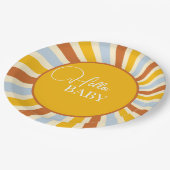 レトロサンシャイン紙プレート ペーパープレート (アングル)