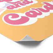 レトロサンシャイン誕生日ギフトテーブル ポスター (角)