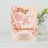 レトロサンシャイン誕生日来ヘアザサンパーティー 招待状 (スタンド正面)